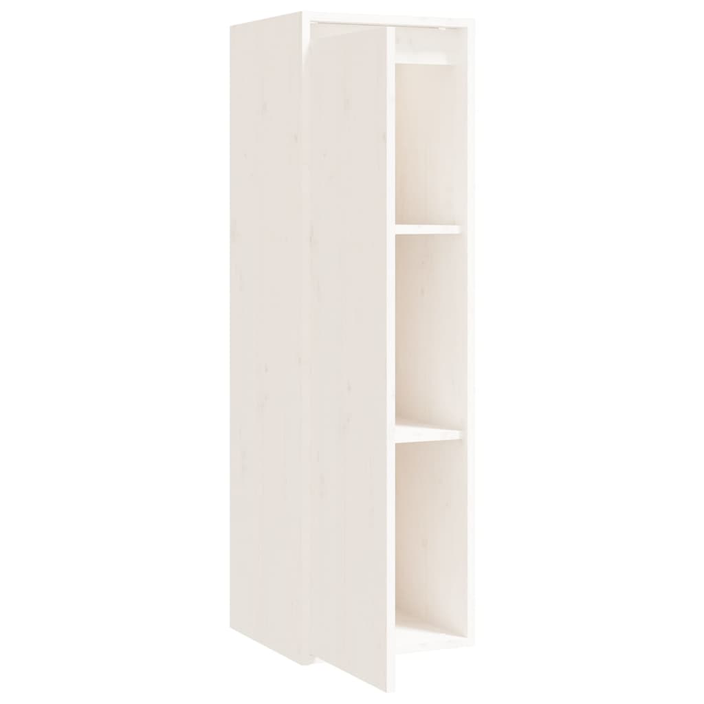 Wall Cabinets 2 pcs White 30x30x100 cm Solid Wood Pine