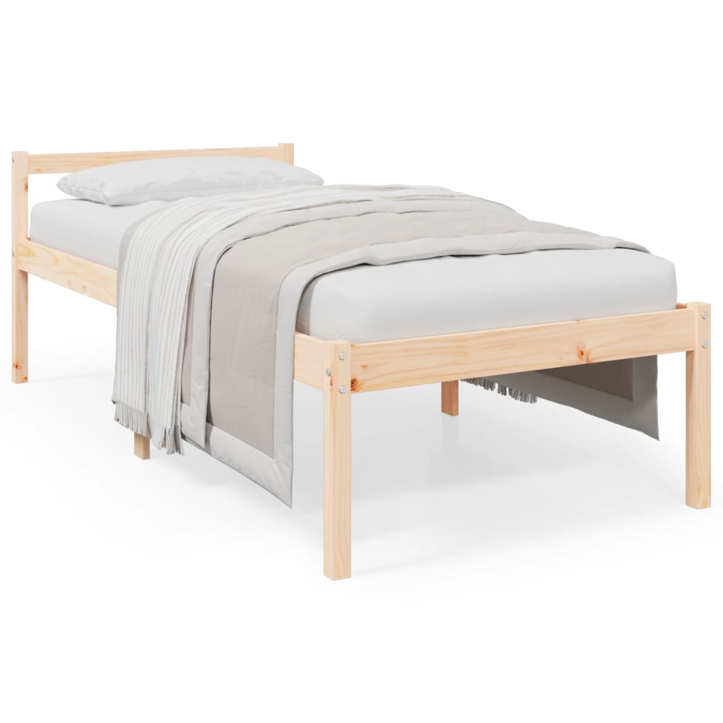 Senior Bed 90x190 cm Solid Wood Pine