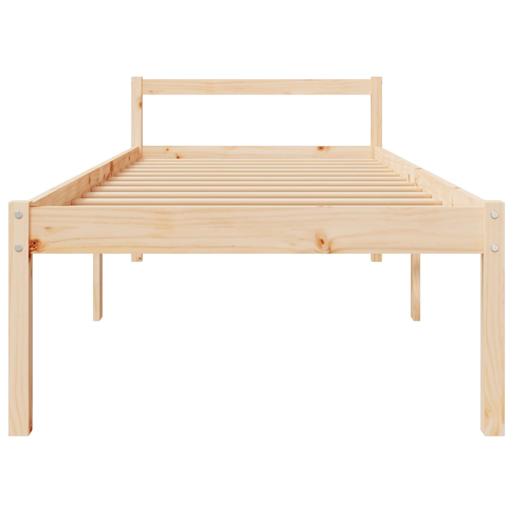 Senior Bed 90x190 cm Solid Wood Pine