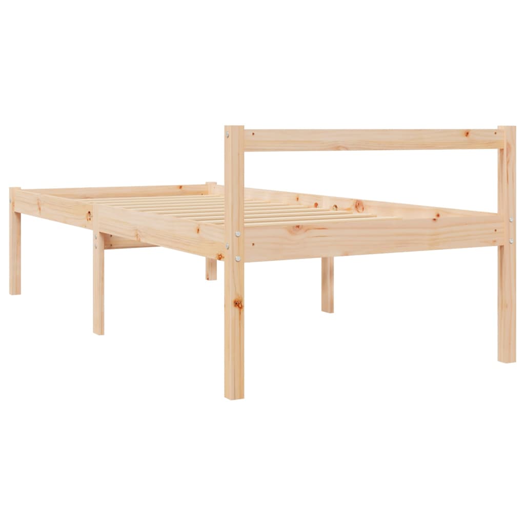 Senior Bed 90x190 cm Solid Wood Pine