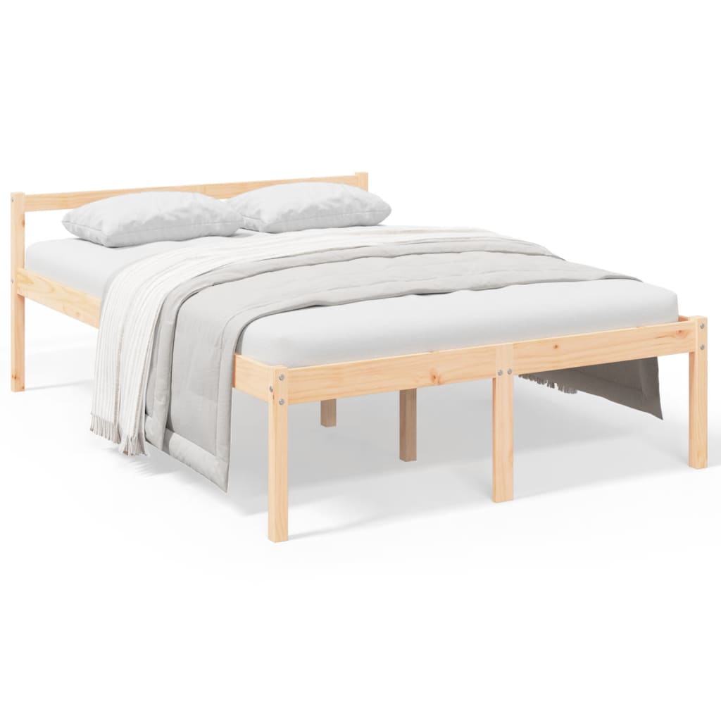 Senior Bed 135x190 cm Solid Wood Pine