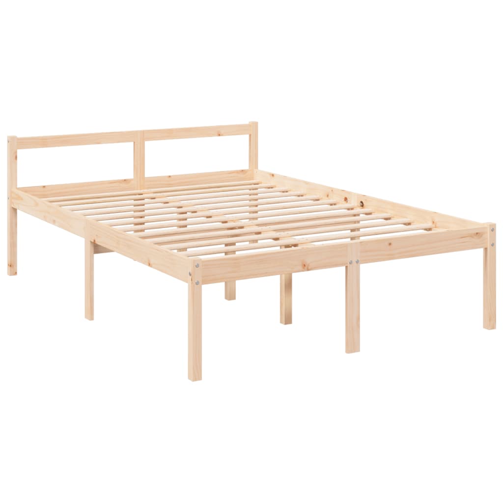 Senior Bed 135x190 cm Solid Wood Pine