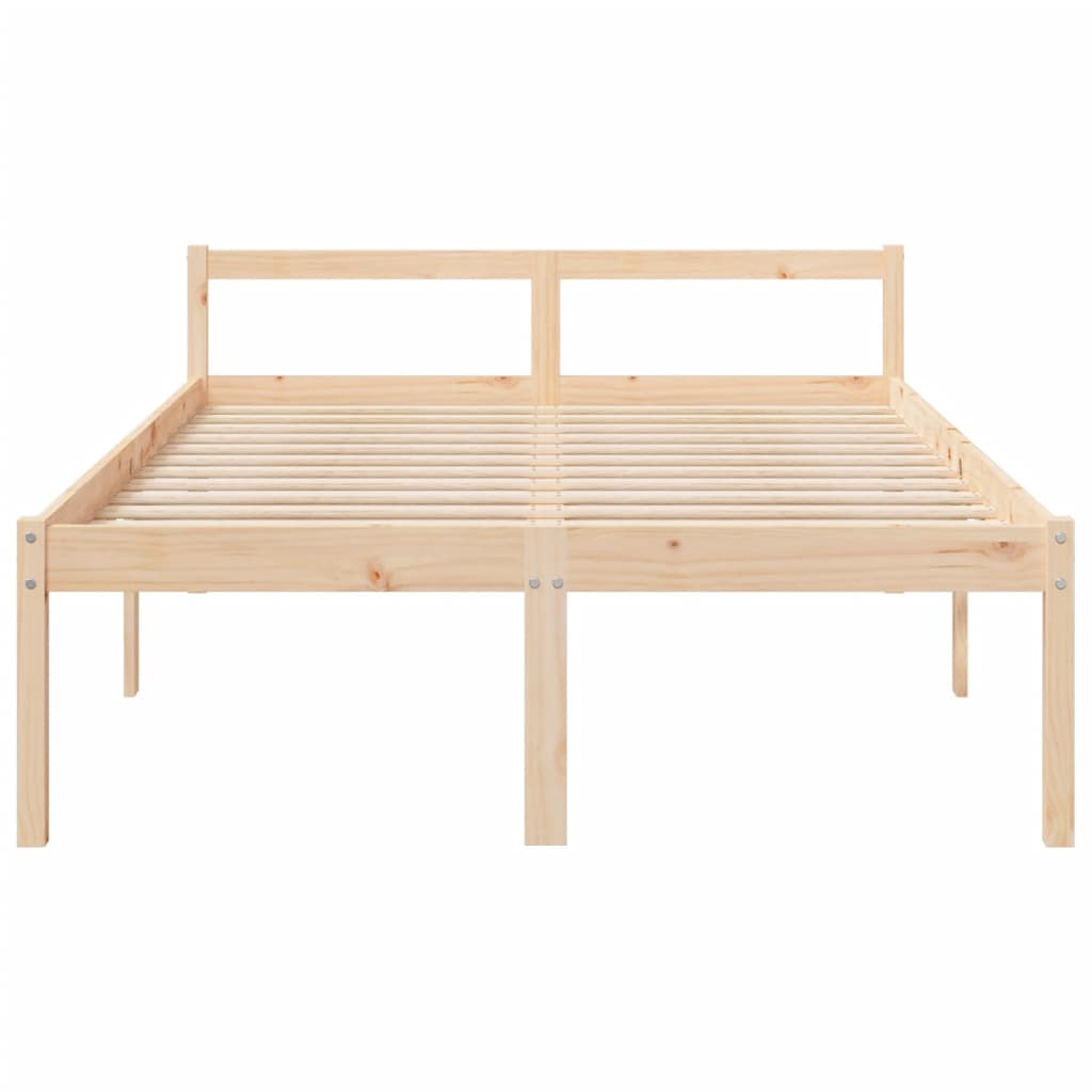 Senior Bed 135x190 cm Solid Wood Pine