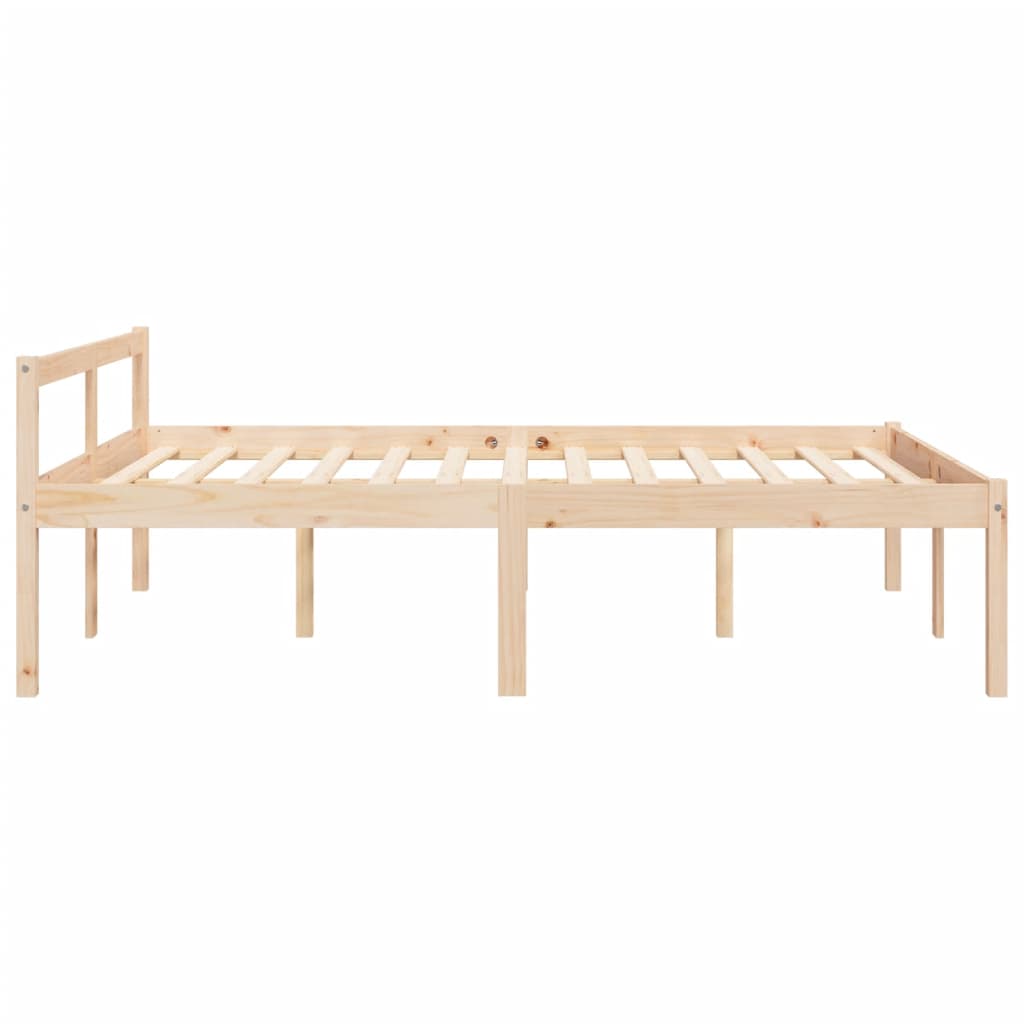 Senior Bed 135x190 cm Solid Wood Pine