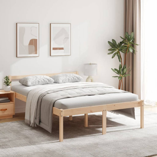 Senior Bed 135x190 cm Solid Wood Pine