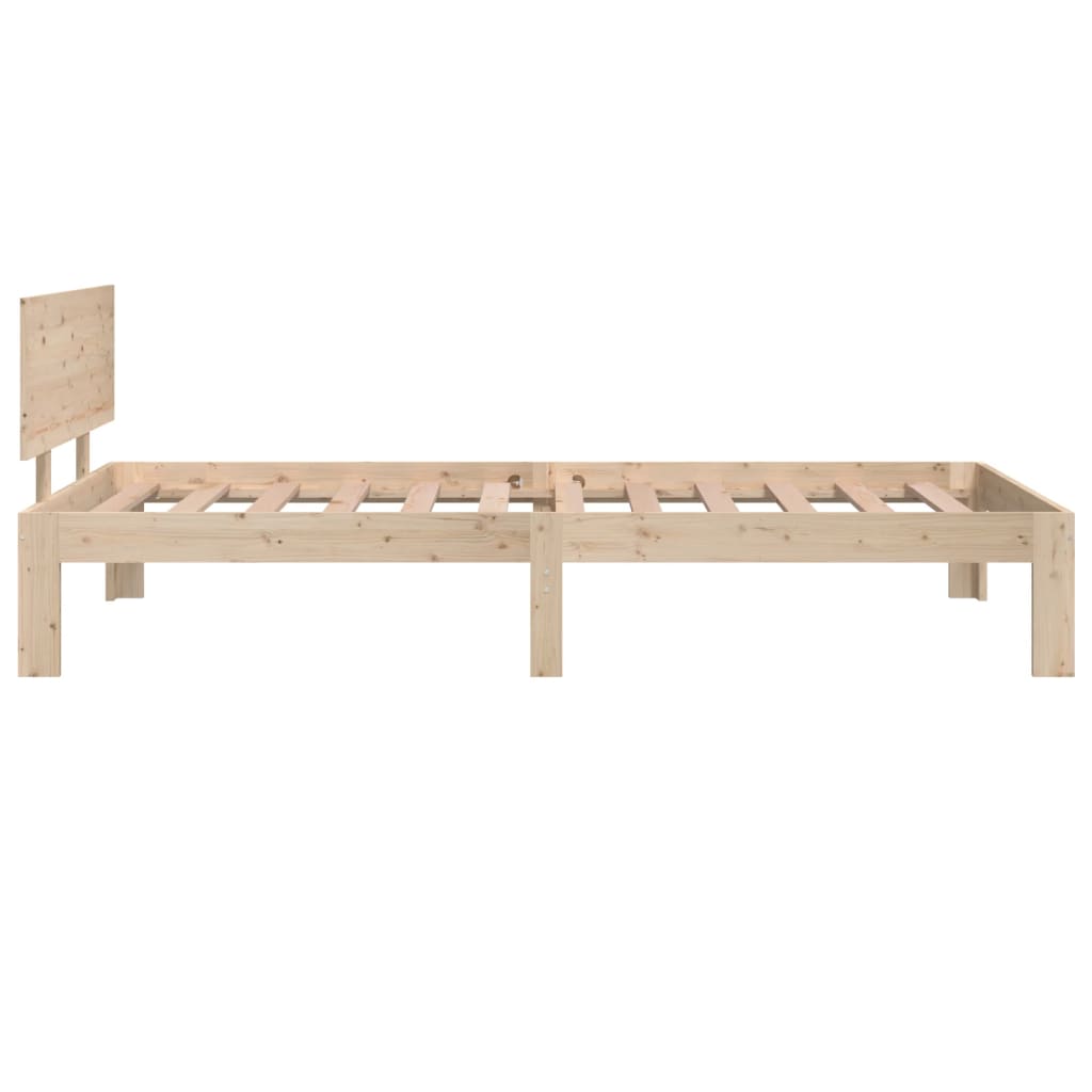 Bed Frame Solid Wood 92x187 cm Single Size