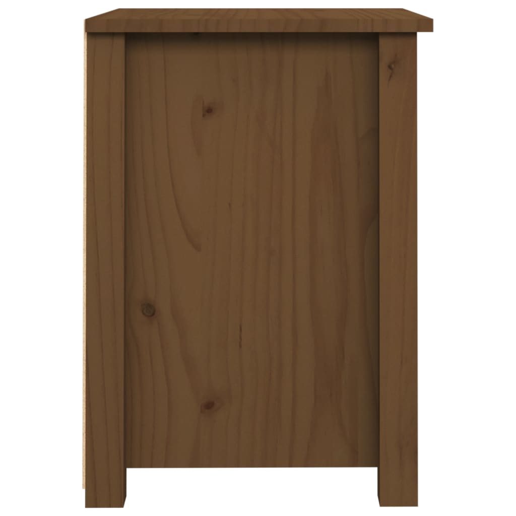 Bedside Cabinets 2 pcs Honey Brown 40x35x49 cm Solid Wood Pine