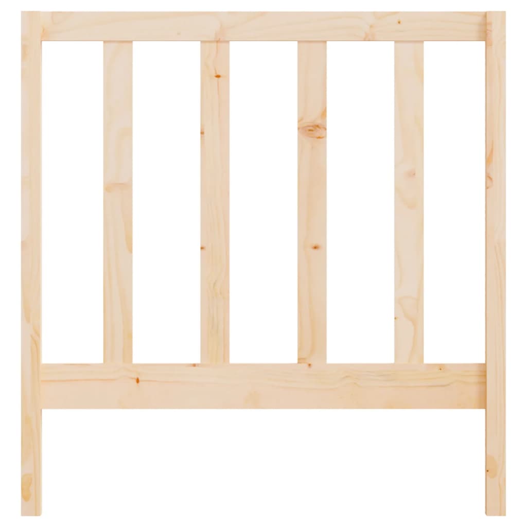 Bed Headboard 96x4x100 cm Solid Wood Pine