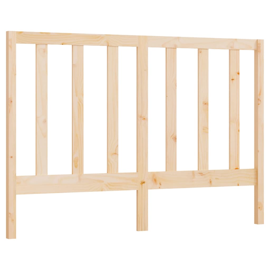 Bed Headboard 141x4x100 cm Solid Wood Pine