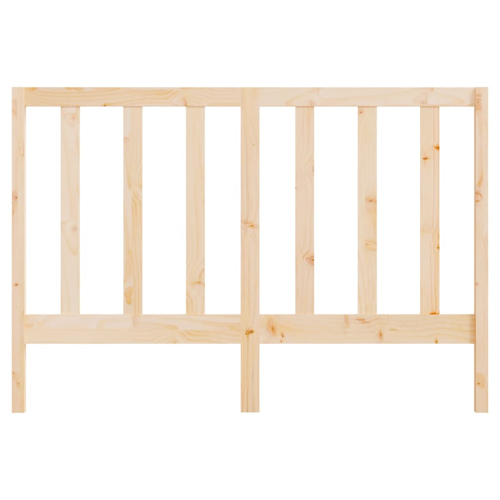 Bed Headboard 141x4x100 cm Solid Wood Pine