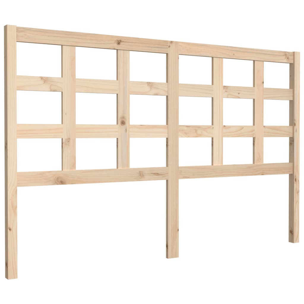 Bed Headboard 156x4x100 cm Solid Wood Pine