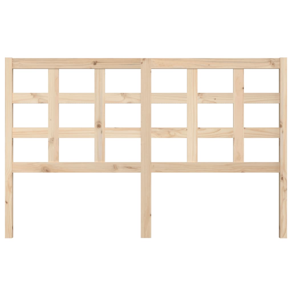 Bed Headboard 156x4x100 cm Solid Wood Pine