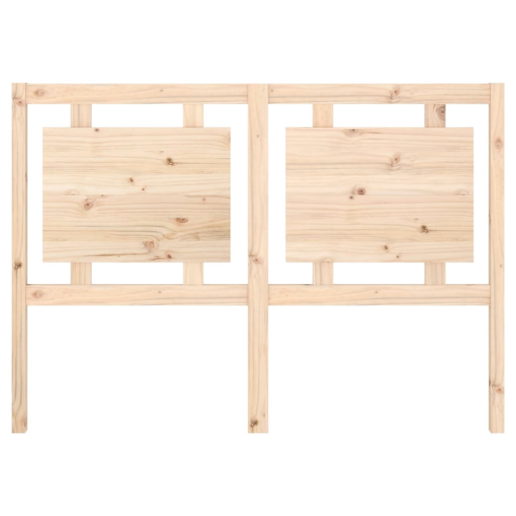 Bed Headboard 140.5x4x100 cm Solid Wood Pine