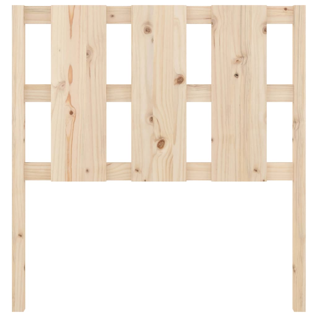 Bed Headboard 95.5x4x100 cm Solid Wood Pine