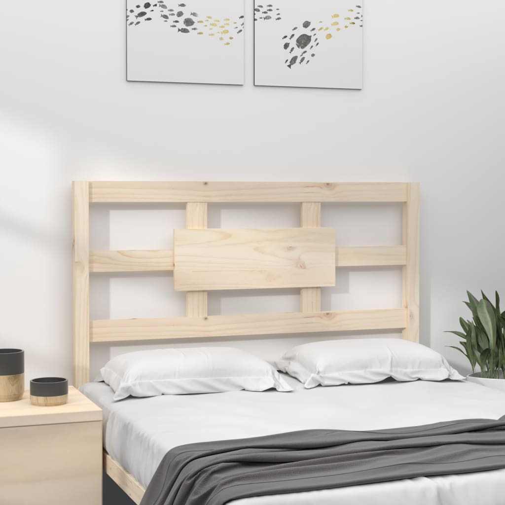 Bed Headboard 95.5x4x100 cm Solid Wood Pine