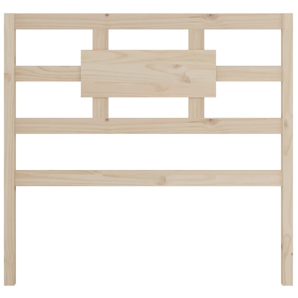 Bed Headboard 95.5x4x100 cm Solid Wood Pine