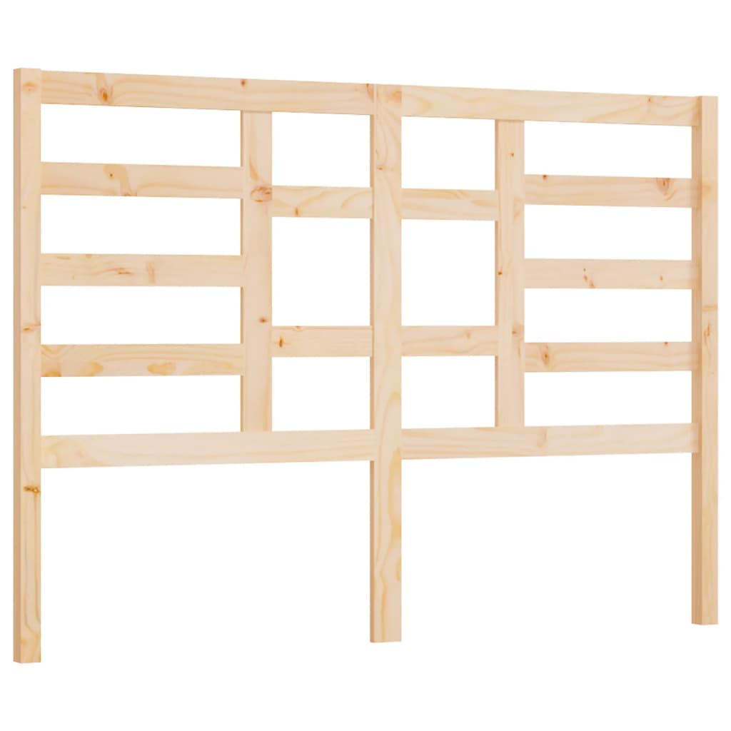 Bed Headboard 141x4x104 cm Solid Wood Pine