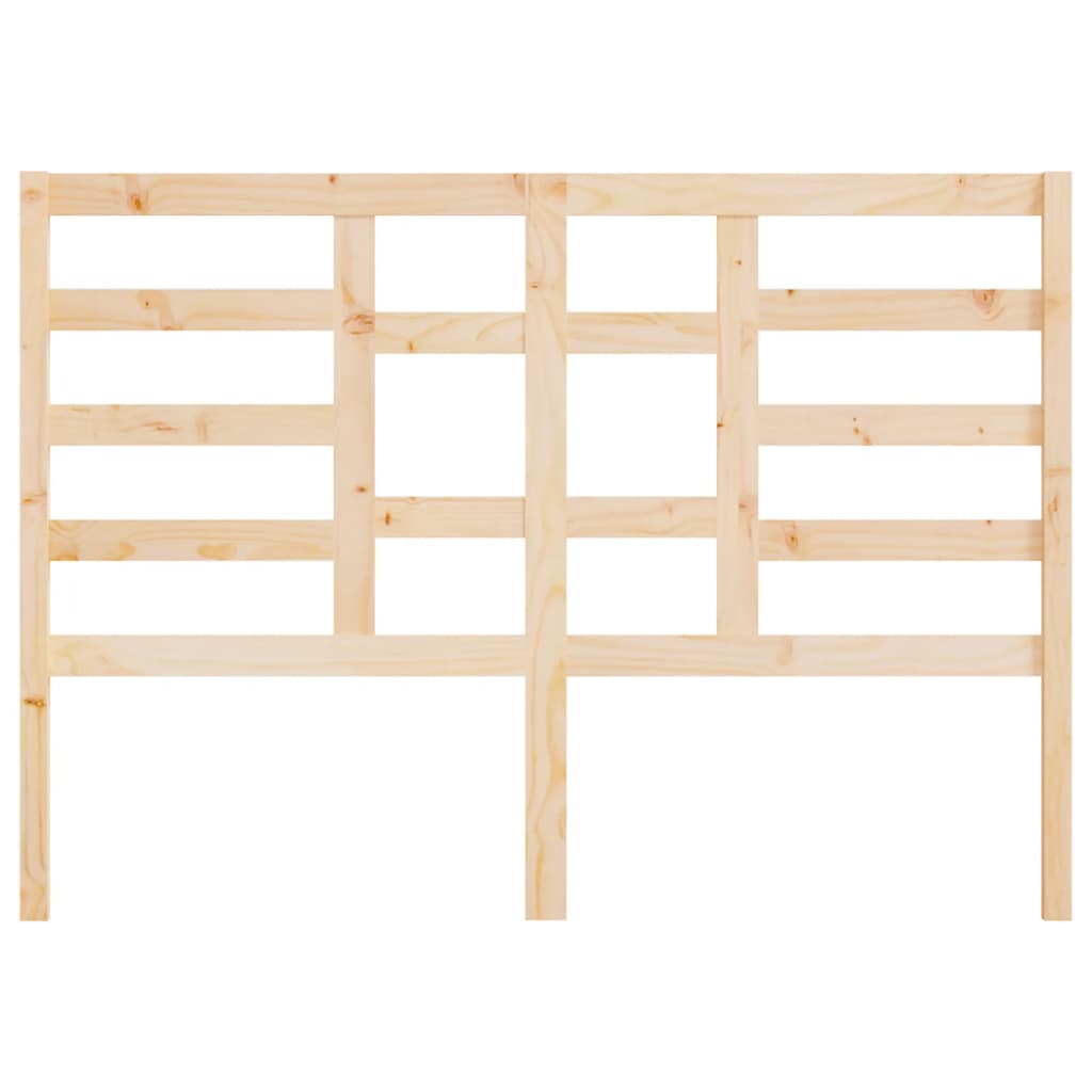 Bed Headboard 141x4x104 cm Solid Wood Pine