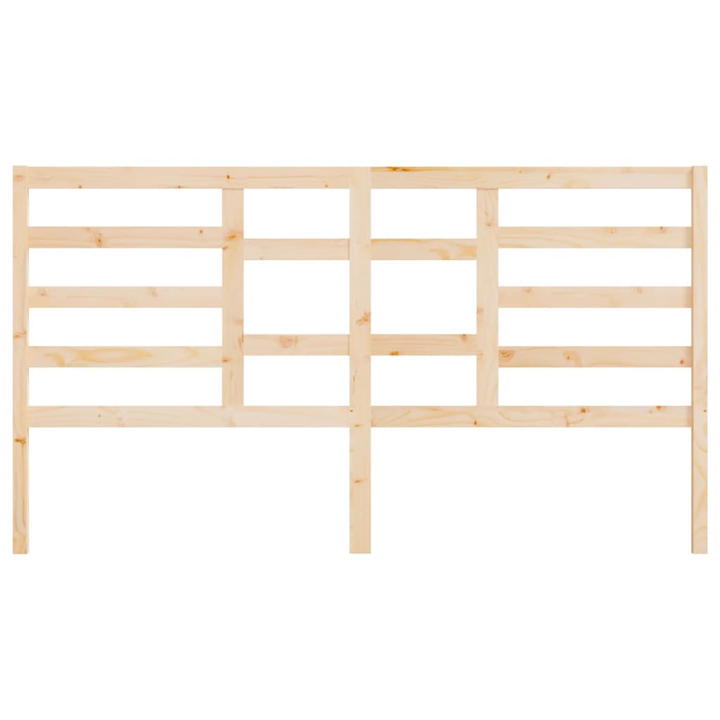 Bed Headboard 186x4x104 cm Solid Wood Pine