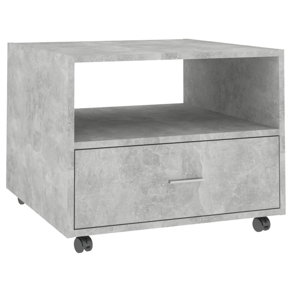 Coffee Table Concrete Grey 55x55x40 cm Engineered Wood