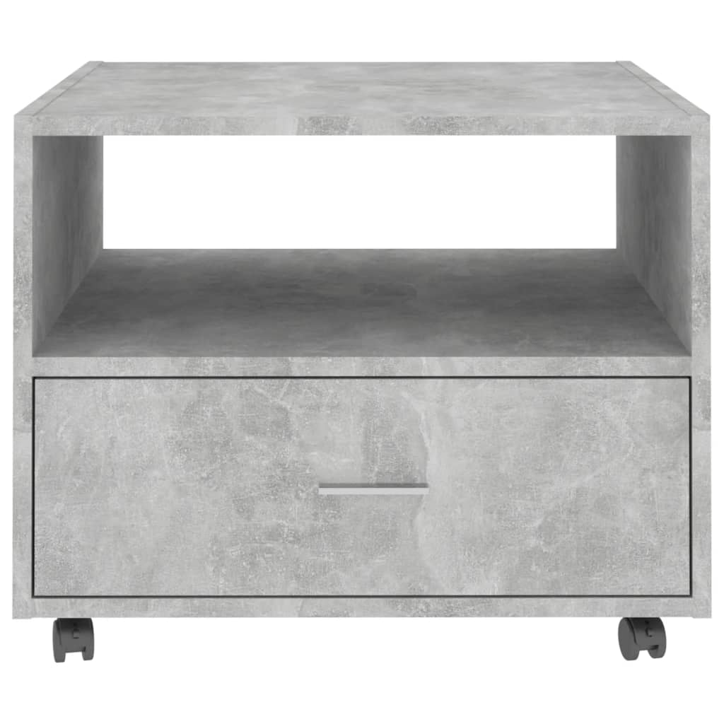 Coffee Table Concrete Grey 55x55x40 cm Engineered Wood