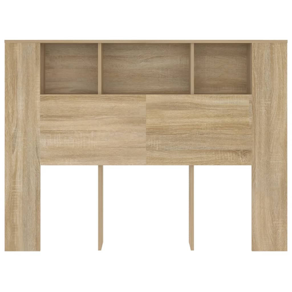 Headboard Cabinet Sonoma Oak 140x18.5x104.5 cm