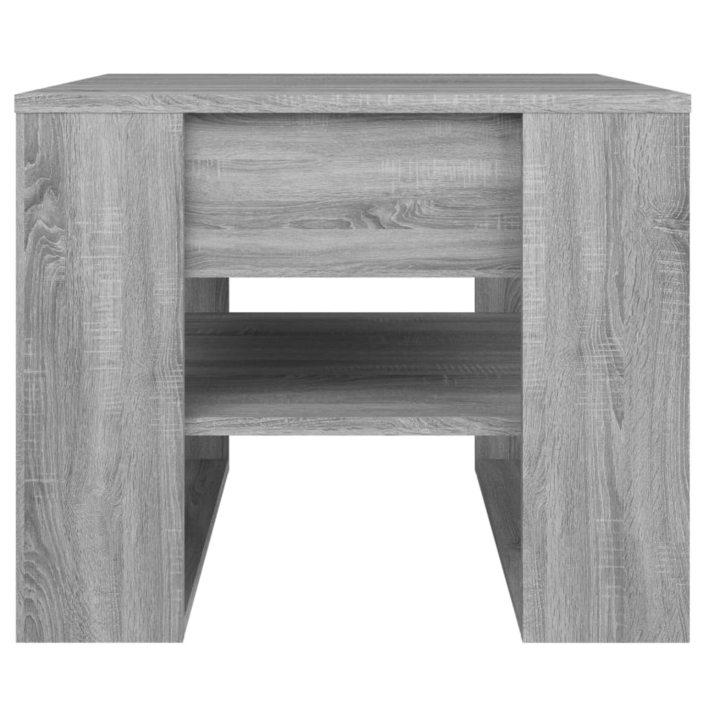 Coffee Table Grey Sonoma 55.5x55x45 cm Engineered Wood