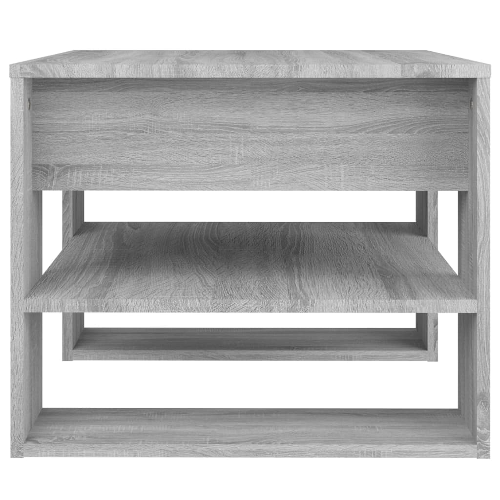 Coffee Table Grey Sonoma 55.5x55x45 cm Engineered Wood