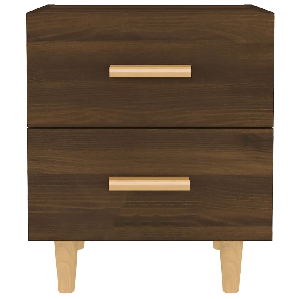 Bed Cabinets 2 pcs Brown Oak 40x35x47.5 cm