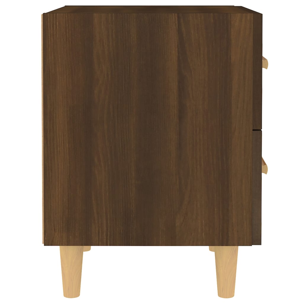 Bed Cabinets 2 pcs Brown Oak 40x35x47.5 cm