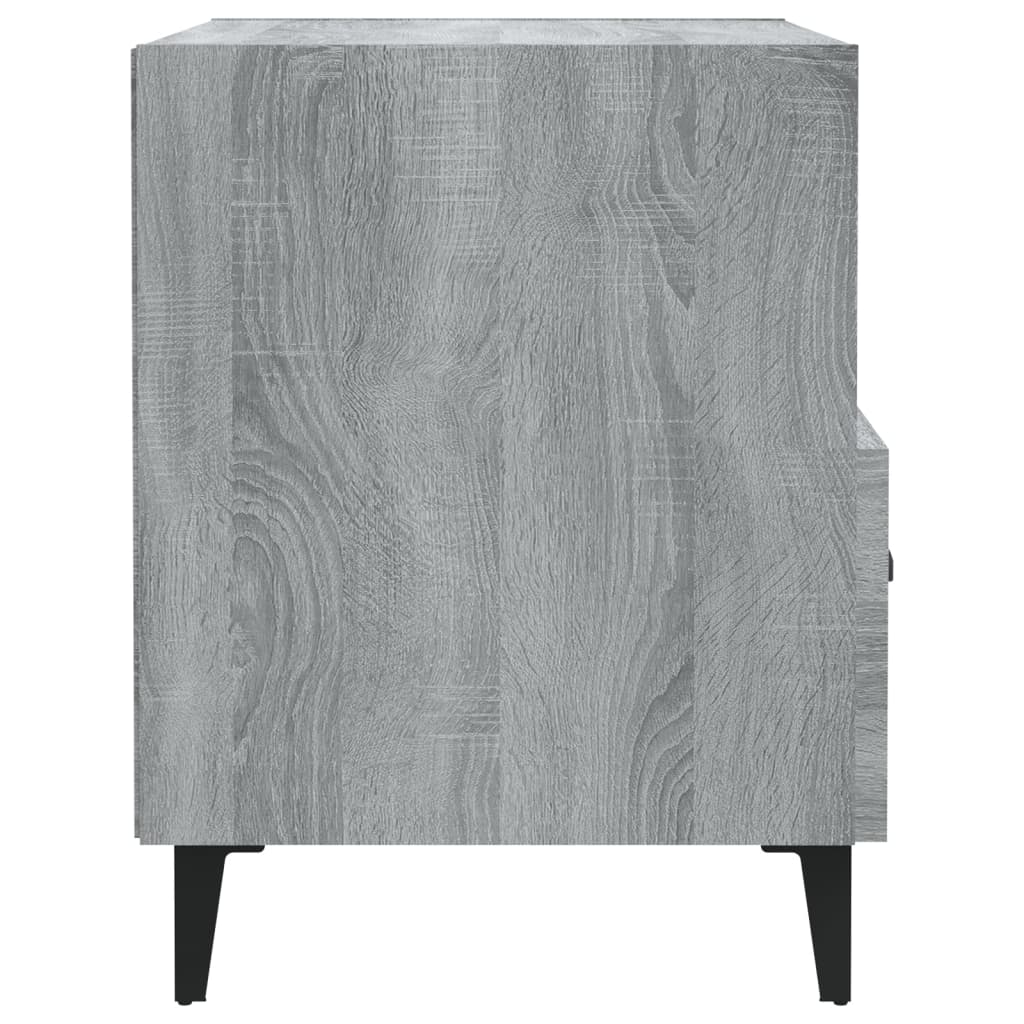 Bedside Cabinets 2 pcs Grey Sonoma Engineered Wood