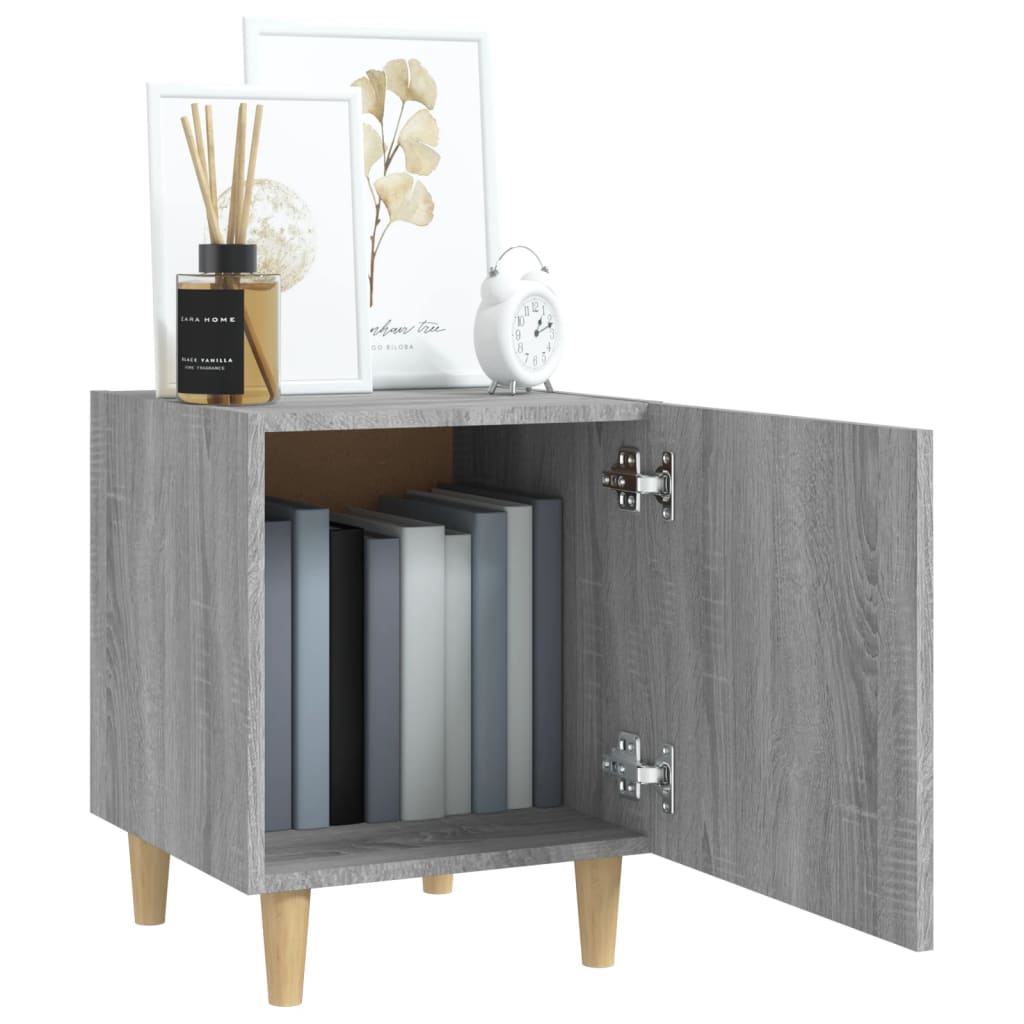 Bedside Cabinet Grey Sonoma Engineered Wood