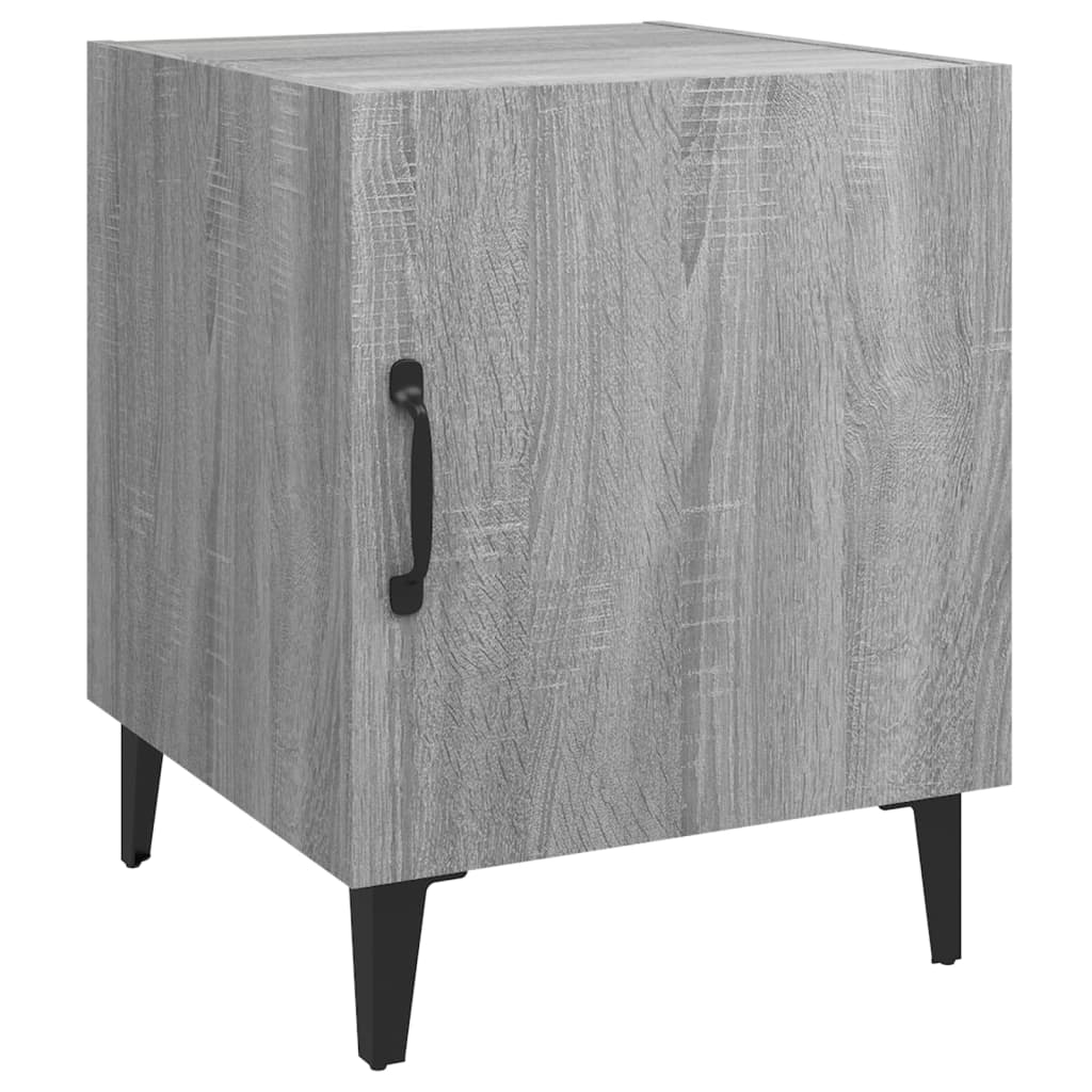 Bedside Cabinet Grey Sonoma Engineered Wood