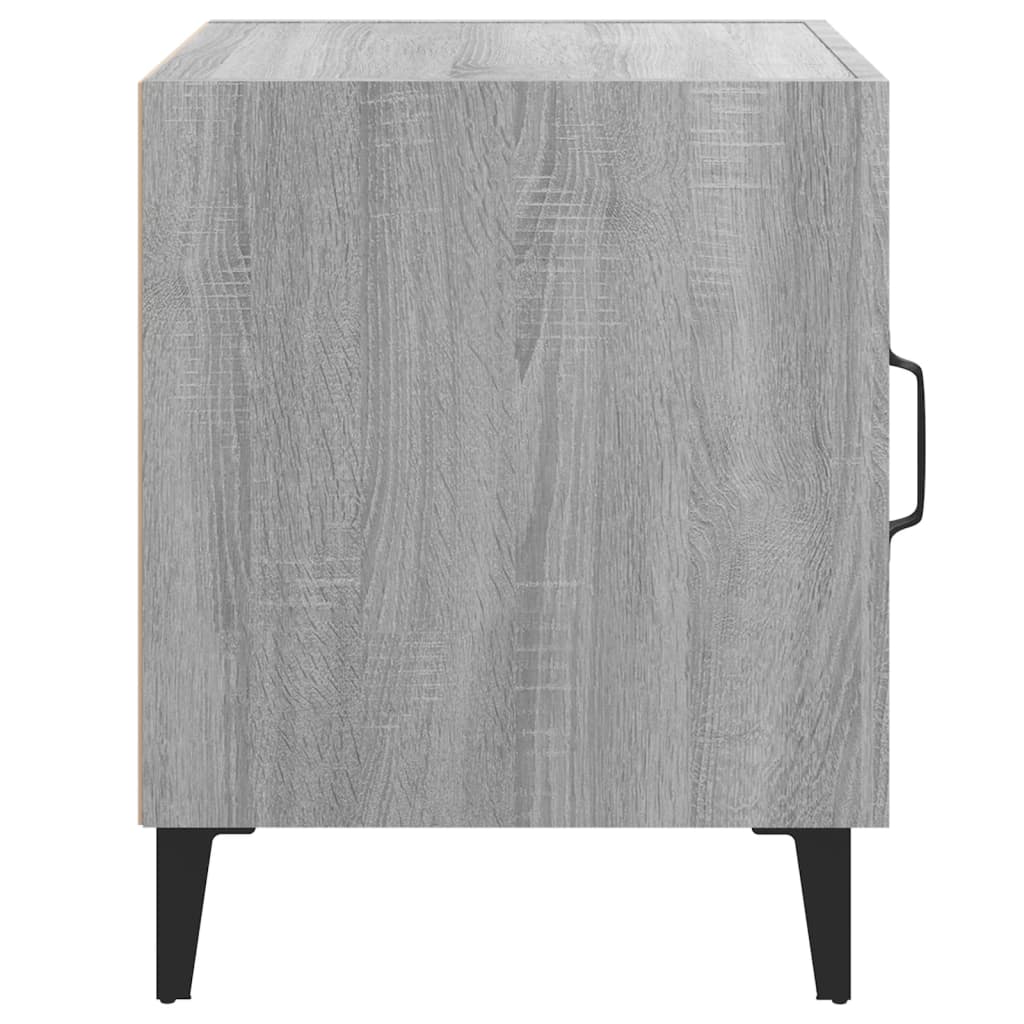 Bedside Cabinet Grey Sonoma Engineered Wood