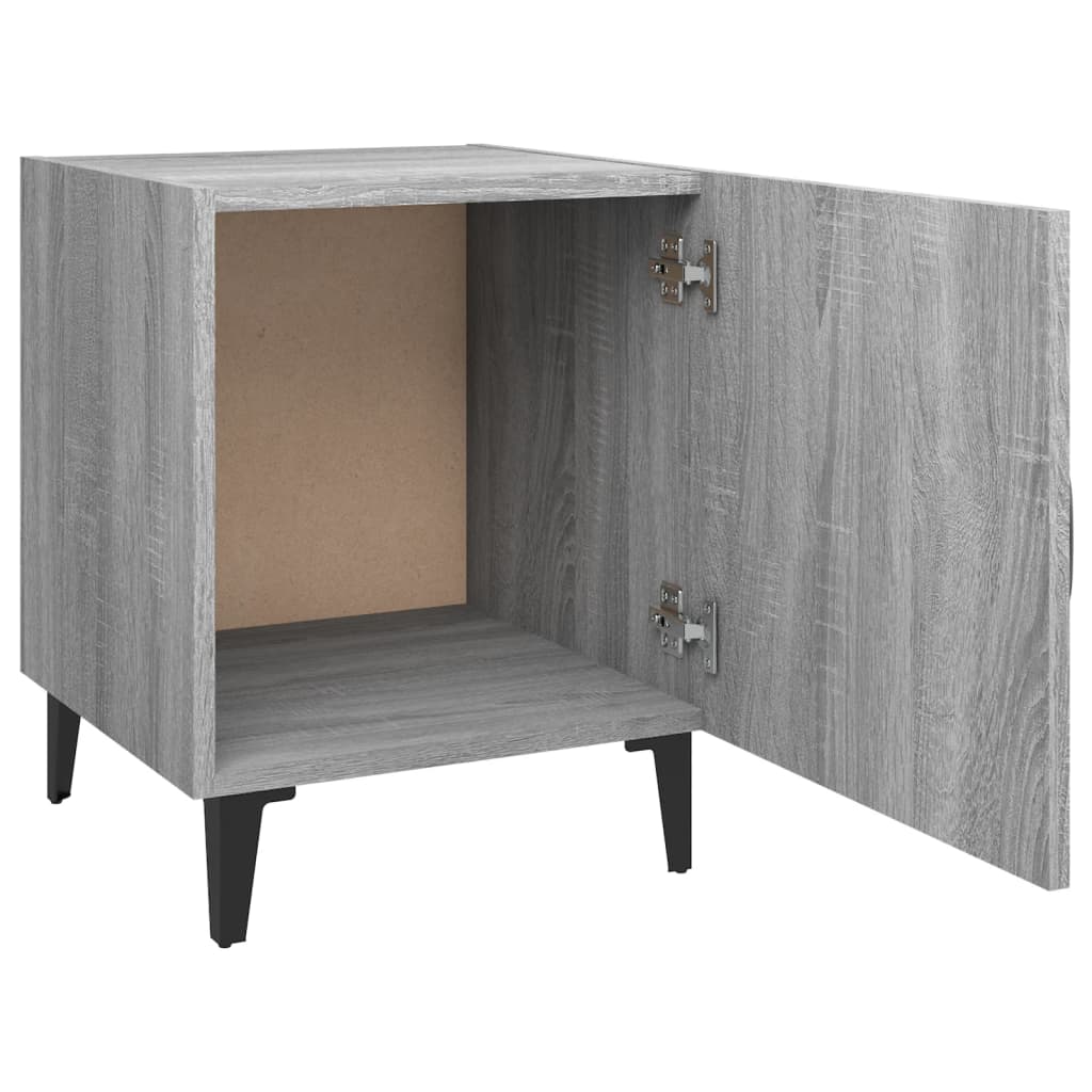 Bedside Cabinet Grey Sonoma Engineered Wood