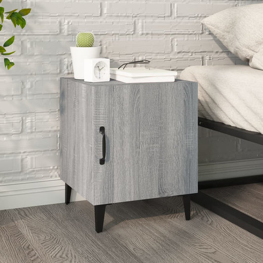 Bedside Cabinet Grey Sonoma Engineered Wood