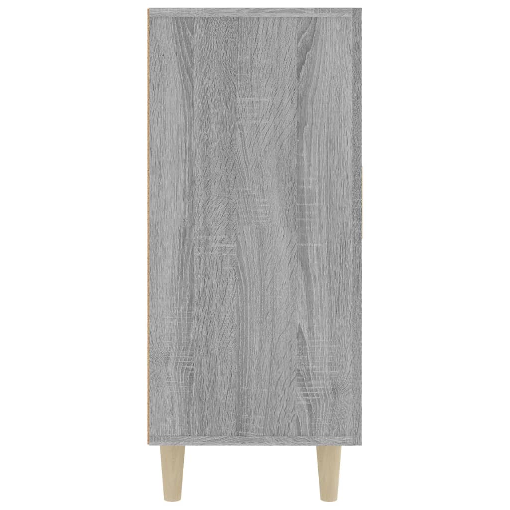 Sideboard Grey Sonoma 90x34x80 cm Engineered Wood