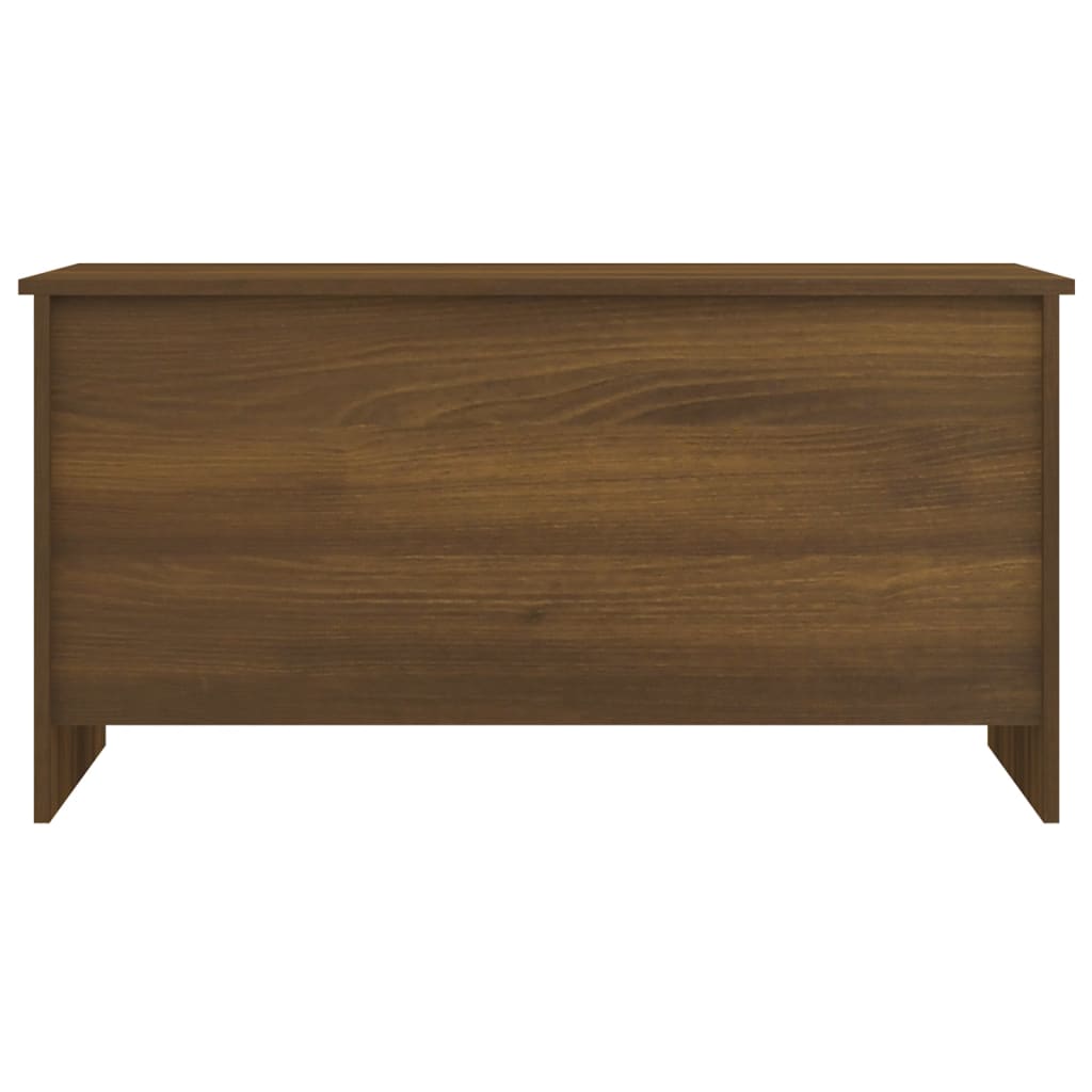 Coffee Table Brown Oak 102x55.5x52.5 cm Engineered Wood