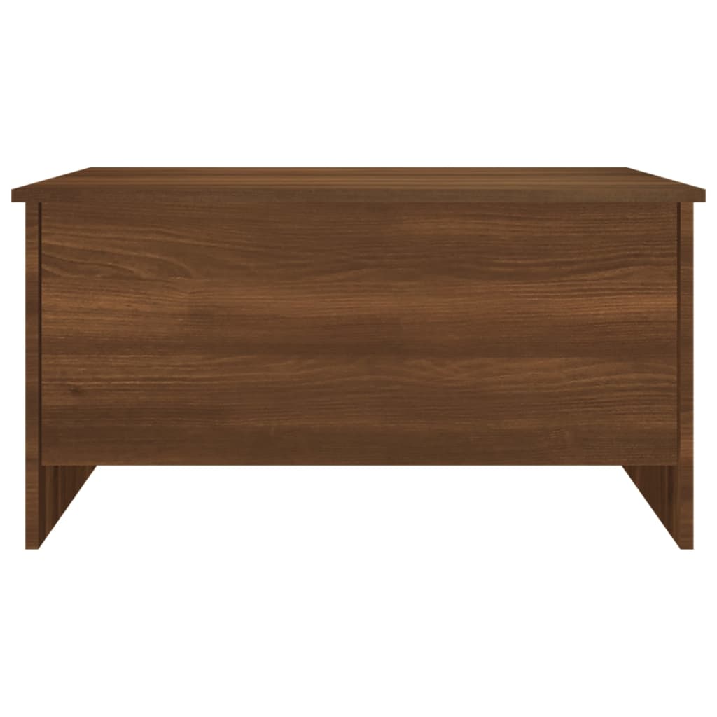 Coffee Table Brown Oak 80x55.5x41.5 cm Engineered Wood