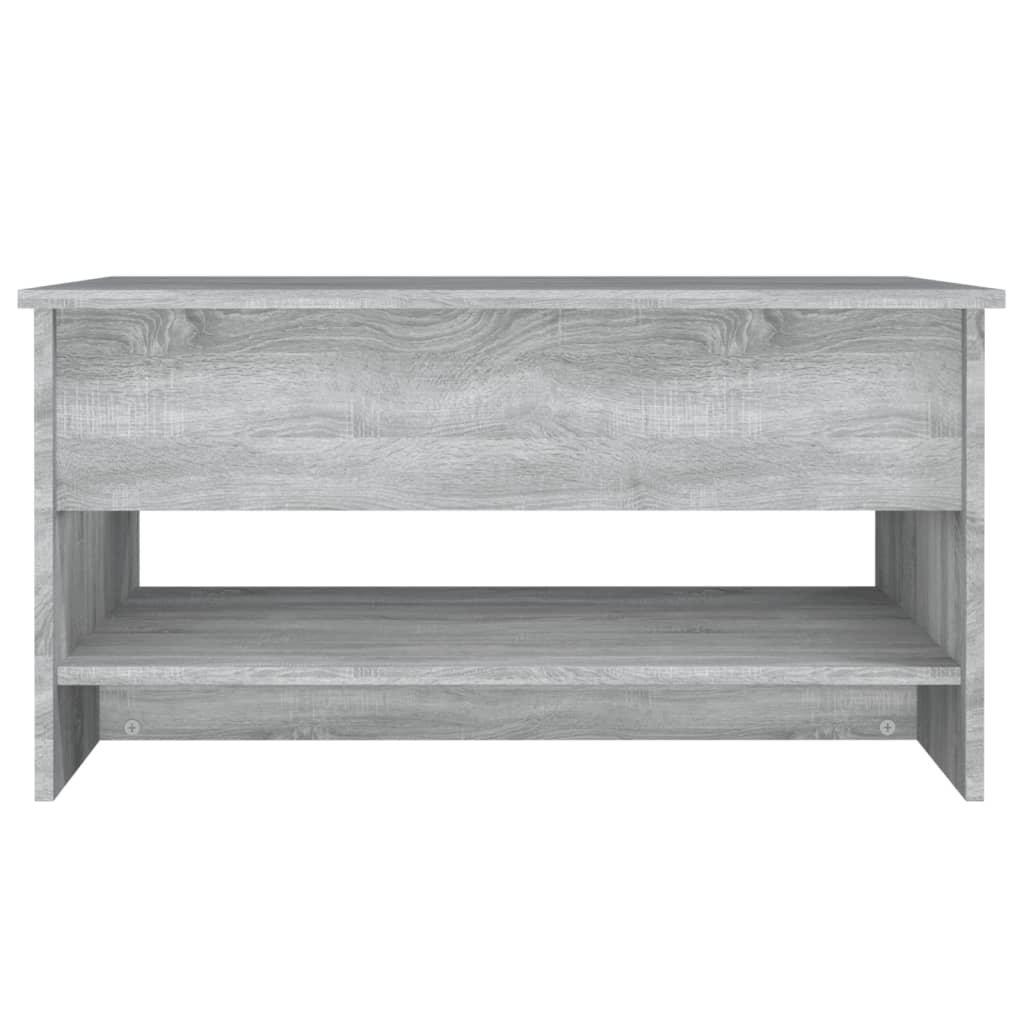 Coffee Table Grey Sonoma 80x50x40 cm Engineered Wood