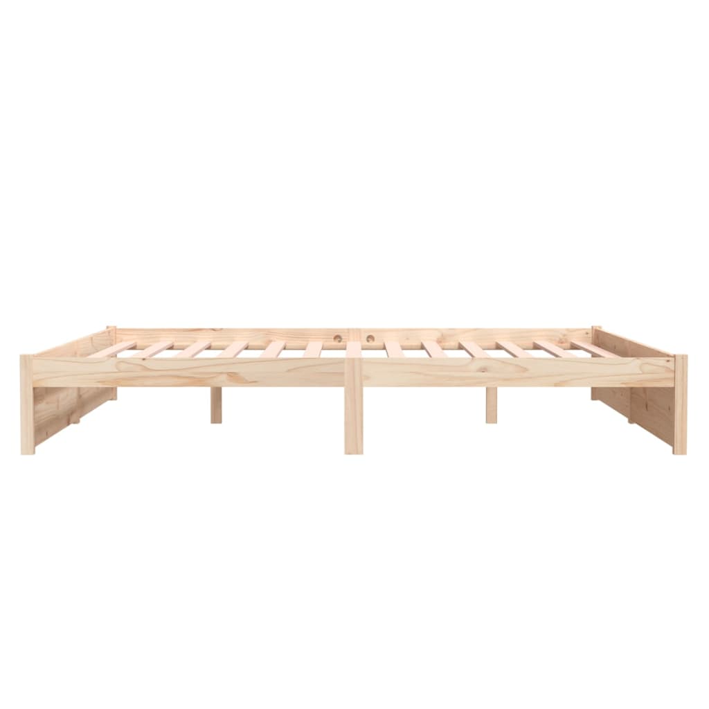 Bed Frame Solid Wood 183x203 cm King Size