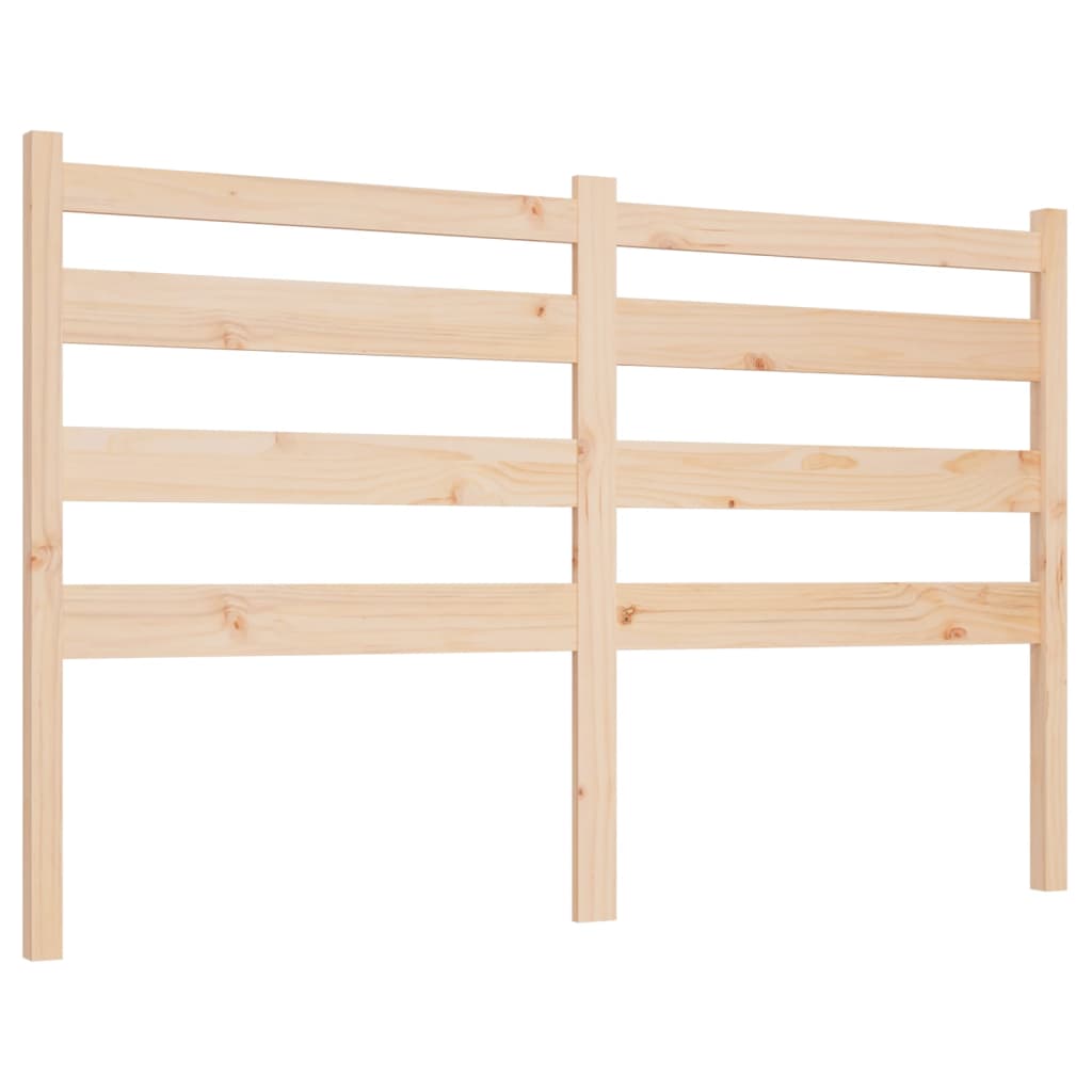 Bed Headboard 186x4x100 cm Solid Wood Pine