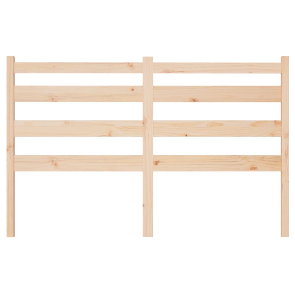 Bed Headboard 186x4x100 cm Solid Wood Pine