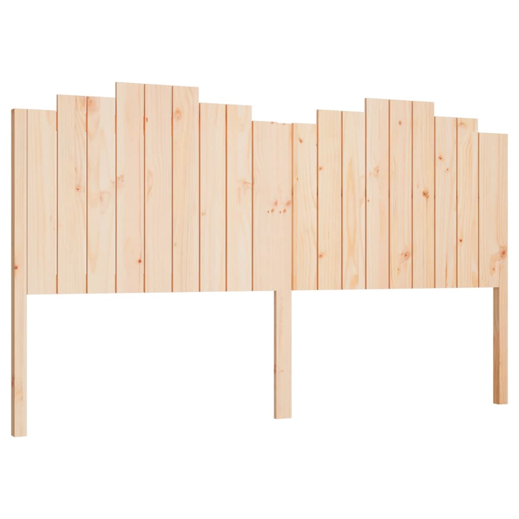 Bed Headboard 186x4x110 cm Solid Wood Pine