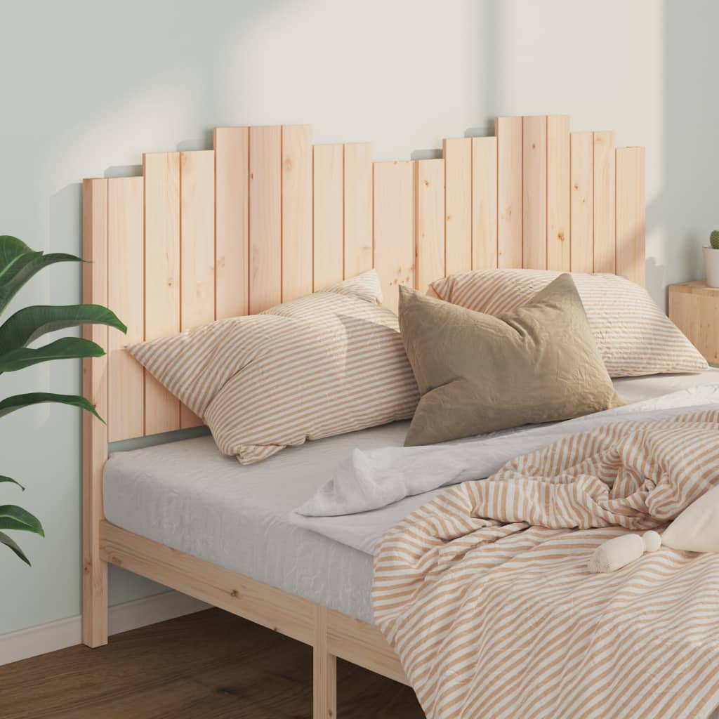 Bed Headboard 186x4x110 cm Solid Wood Pine