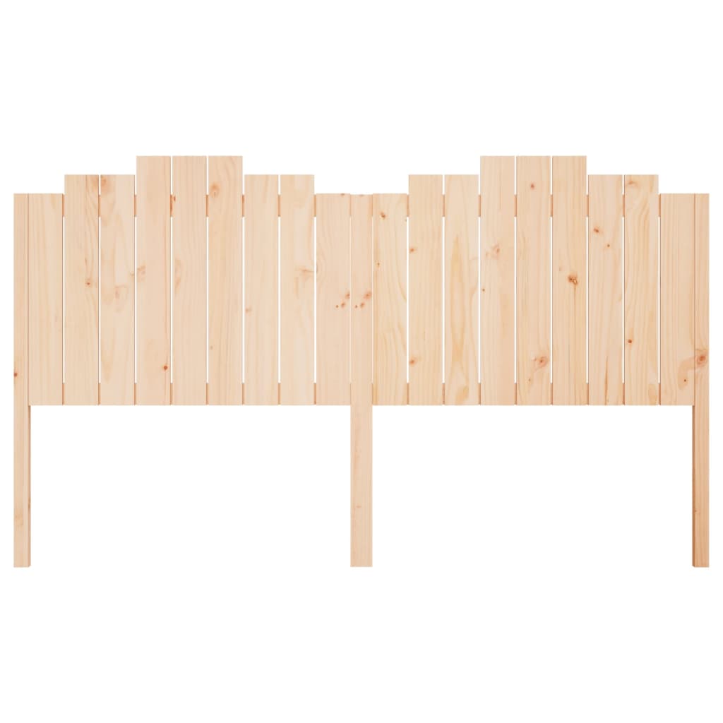 Bed Headboard 186x4x110 cm Solid Wood Pine