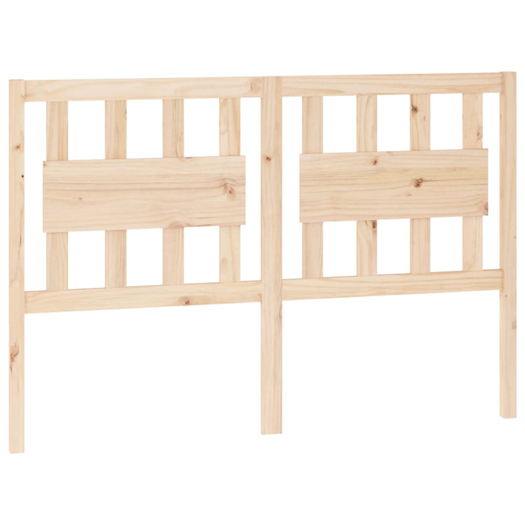 Bed Headboard 140.5x4x100 cm Solid Wood Pine