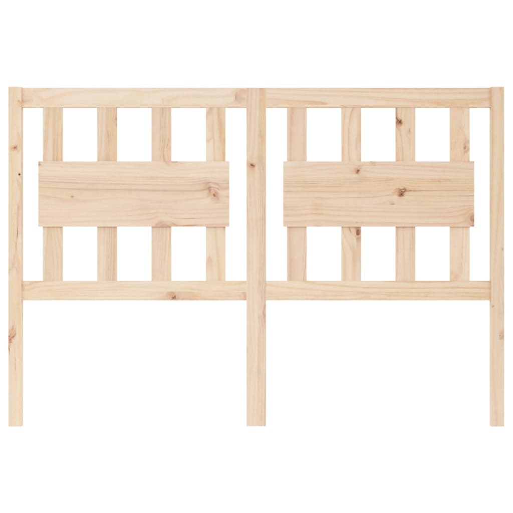 Bed Headboard 140.5x4x100 cm Solid Wood Pine