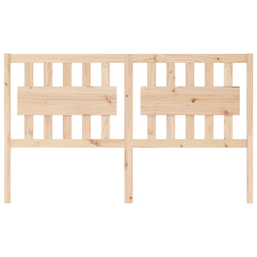 Bed Headboard 155.5x4x100 cm Solid Wood Pine