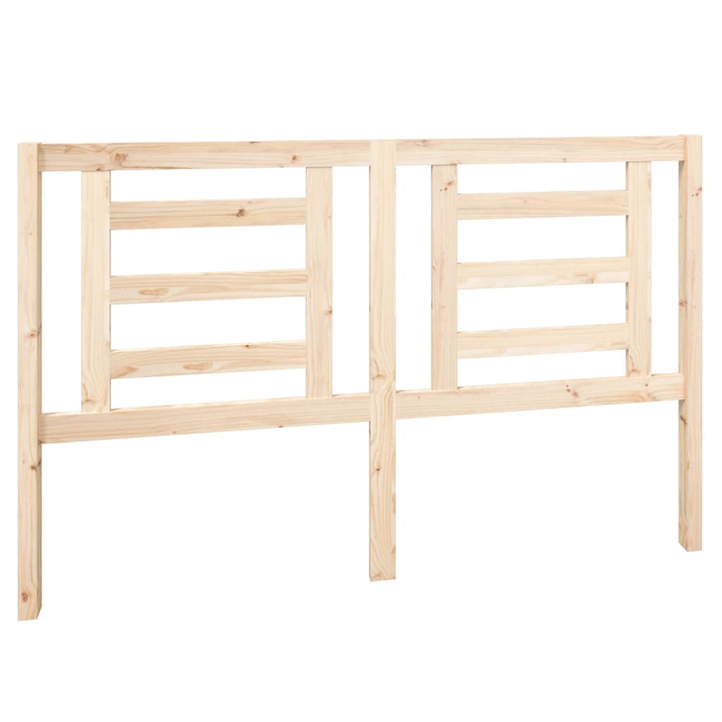 Bed Headboard 156x4x100 cm Solid Wood Pine